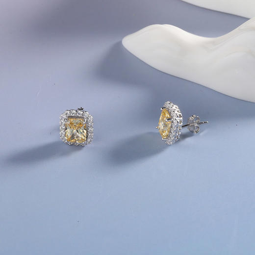 【宏艺珠宝】金方星幻·银s925耳饰 商品图1