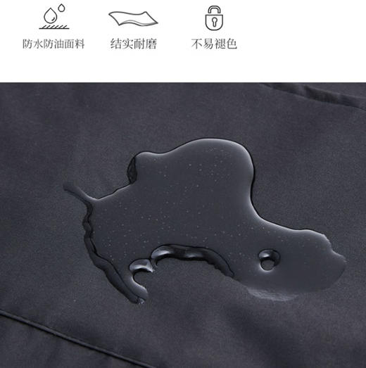 美穗吉家 防水防油可擦手创意文字围裙 商品图1