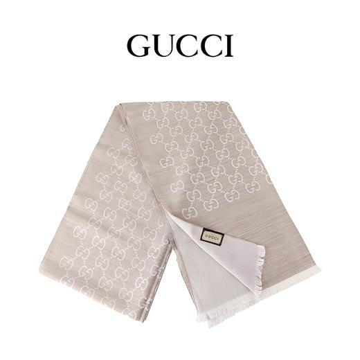 【双12特惠】【送礼盒礼袋】Gucci古驰爆款围巾披肩合集 红色双面色  棕卡双面色 卡其色 商品图6