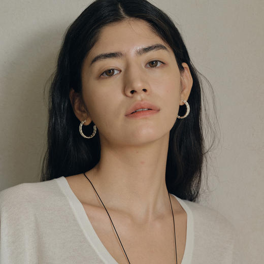 SOFT ROOM	浮纹花边耳环 商品图0