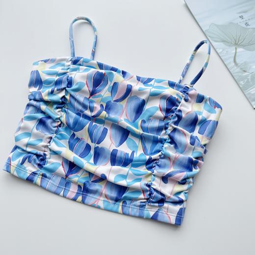 壁虎瑜伽【云舒】2512SY457梦幻修腰印花吊带背心-偏小【5天发货】（一体式胸垫） 商品图7