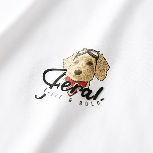 GXG男装【纯棉】秋季卡通动物印花男士休闲百搭长袖t恤上衣K&C 商品图4