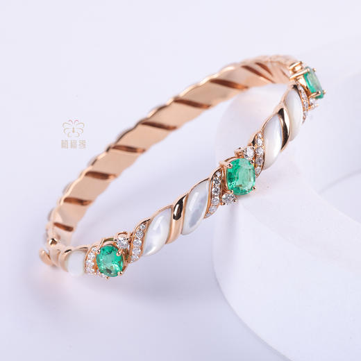 【万物生】祖母绿手环-CB12206109 商品图4