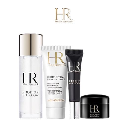 HR/赫莲娜旅行装四件套 黑绷带晚霜5mI+小露珠30ml+黑绷带眼霜5ml+洁面20ml 商品图0