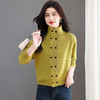 SC26-3295-178立领毛衣外套女短款冬季2025新款双排扣针织开衫内搭上衣打底衫 商品缩略图2