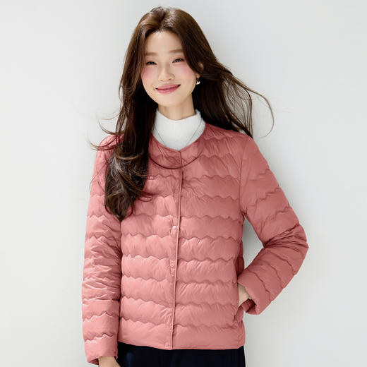 丁摩 时尚90绒白鸭绒轻薄款羽绒服女短款羽绒内胆外穿保暖5ZF-368061 商品图2
