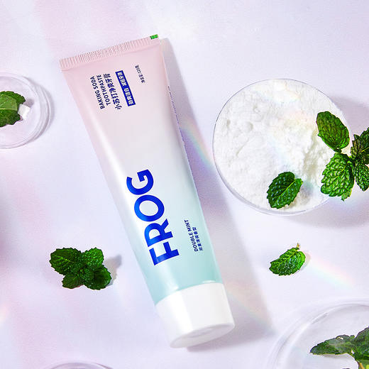 青蛙（FROG）微米小苏打930系列牙膏亮白120g*1支包含青蛙细毛525系列牙刷1支（颜色随机） 商品图1