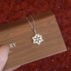 【冰雪之爱】S925纯银凛冬爱心雪花项链【DML-A4809】 商品缩略图0