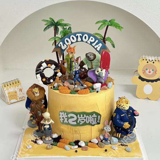 疯狂动物城 | 朱迪尼克奶油生日蛋糕 商品图0