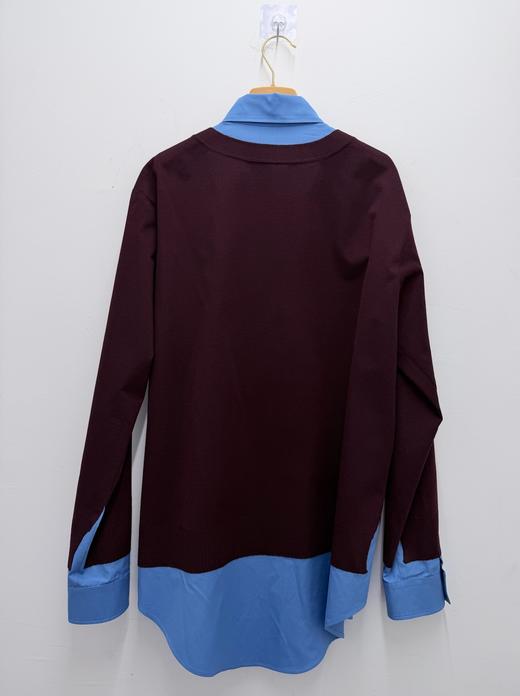 女款假两件长袖衬衫ho017 商品图1