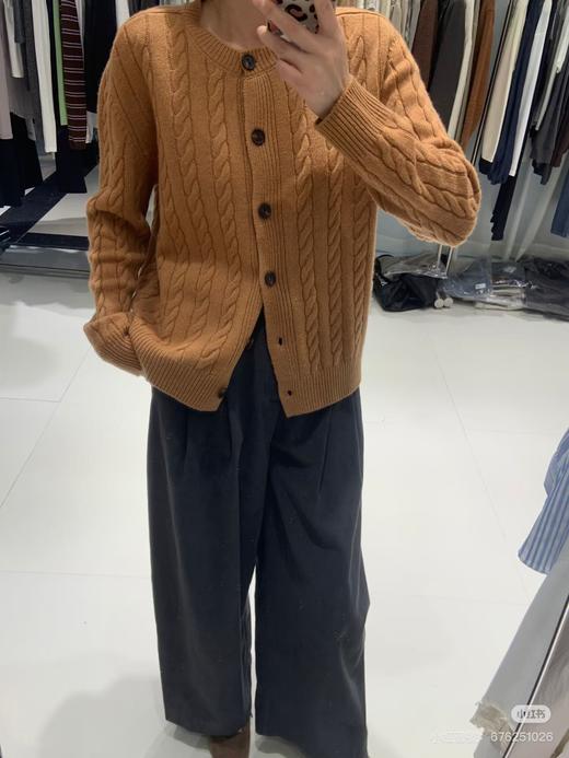 女款圆领针织开衫毛衣zo021 商品图2