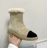 重磅渠道   香nn中筒雪地靴  麂皮撞色拼接 毛茸茸雪地靴 商品缩略图2