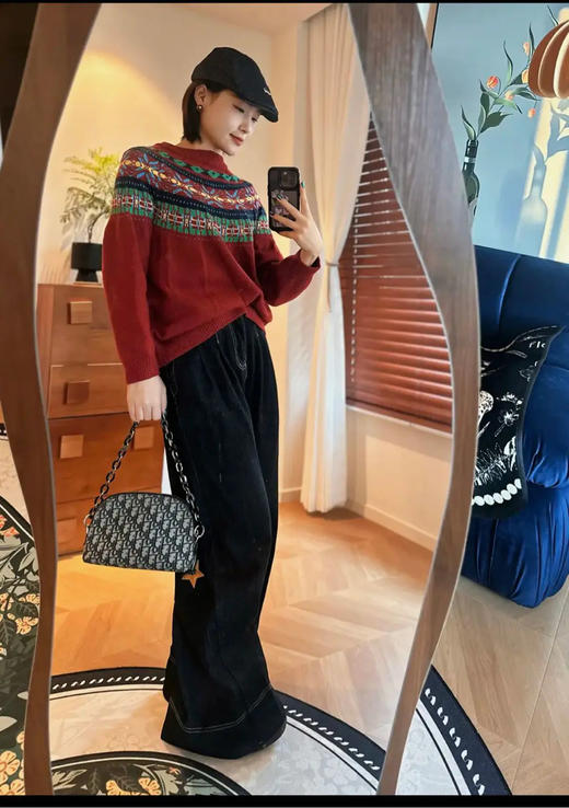 dior 老花 刺绣帆布 贝壳 手拿包 商品图2