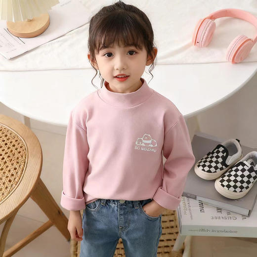 【秒杀】【单拍不发货】【29.9元2件】儿童德绒打底衫半高领上衣男童女童内搭保暖冬季中大童内衣冬90-160 商品图0