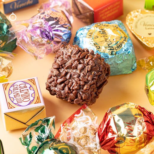 企鹅市集|意大利Venchi1878缤纷巧克力礼袋 多规格可选 鱼子酱/开心果/榛子/奶巧黑巧白巧等 口味随机发货 商品图9