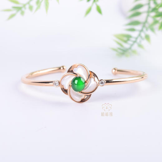 【唯爱永恒】绿翠贝母手环-SZ12403052 商品图2