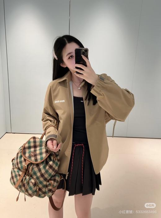 女款logo拉链翻领外套zh017 商品图1