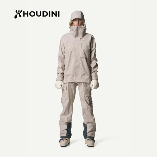 HOUDINI胡丁尼 Rollercoaster 云霄飞跃 女款防水带帽外套800059 商品图4