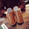 雀说 海宁皮面拖鞋冬季居家居男女地板拖鞋 商品缩略图3