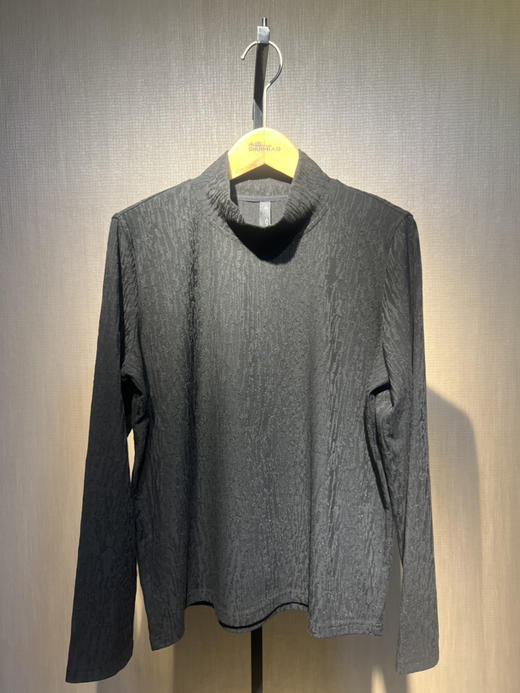 水淼大码女装2025新款高弹肌理磨毛打底衫1881 商品图7