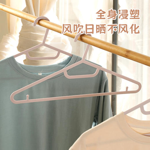 美穗吉家 简约方头衣架10支装 商品图4