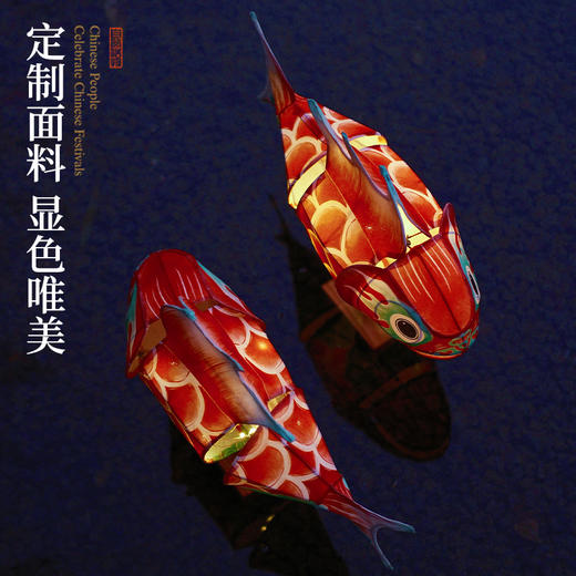 自然造物鱼灯手工灯笼成品古风小花灯汉服徽州非遗铁艺新年礼物 商品图1