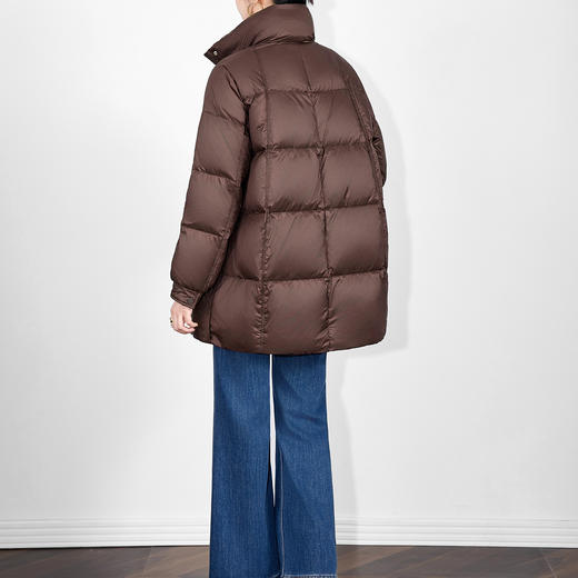 「高货wl」全新升级【铂金会员661/天猫889/差价228】(02521)洛诗琳气质加厚立领羽绒服2025冬季新款显瘦保暖外套女 商品图4