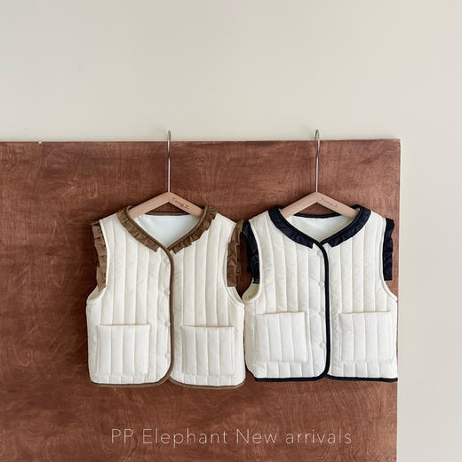 单件不发！2件起购！【胖胖象】蚕丝绒保暖双面穿马甲 商品图3