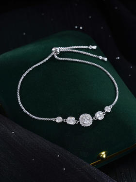 子佩集S925银【静澜】手链【SL070274】纯银时尚2412