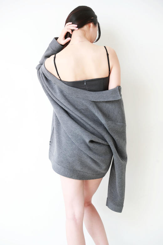 全羊毛+双拉链，干部老钱风羊毛夹克。复古翻领大口袋外套C120168 商品图12