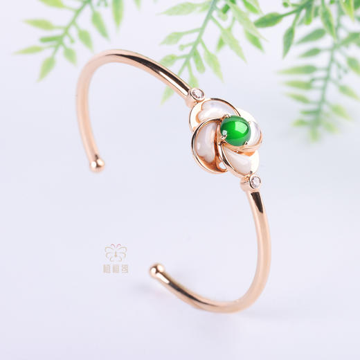【唯爱永恒】绿翠贝母手环-SZ12403052 商品图1