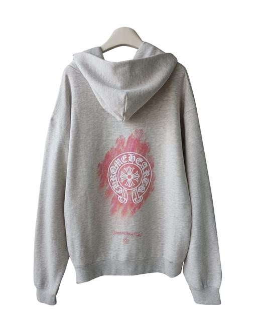 中性款印花加绒连帽卫衣hu009 商品图1