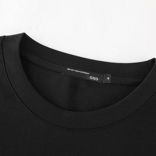 GXG男装【玻璃人影】秋季时尚百搭男士圆领纯棉长袖T恤K&C 商品图5