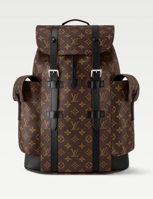 中性款老花双肩包zo 商品图0