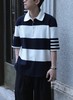 男款条纹针织短袖polo衫la022 商品缩略图3