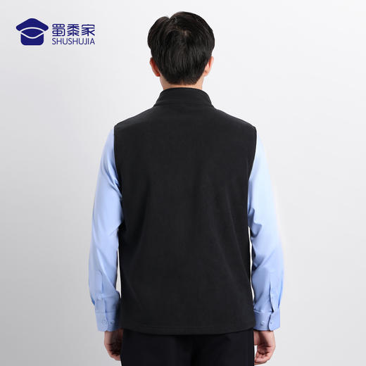 【实付满399送保温杯】【双面抓绒马甲】防风立领保暖背心  通勤百搭无袖外套 商品图4