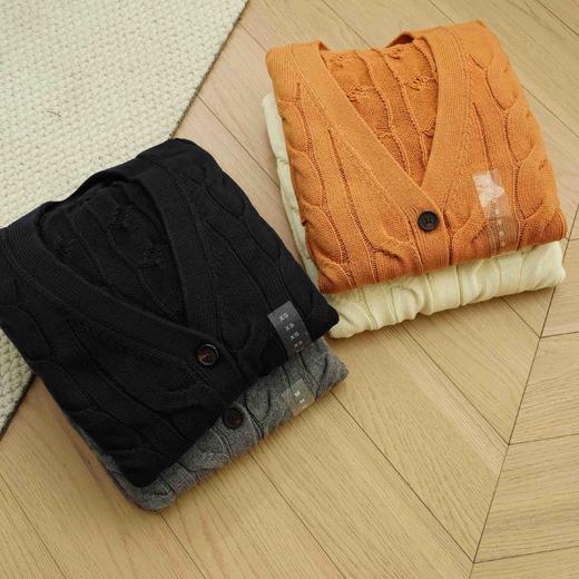 【秒杀价已调 直接拍】永恒的经典款 拉夫劳伦 POLO 女装 秋冬女士复古粗格绞花编结棉 针织开衫 商品图14