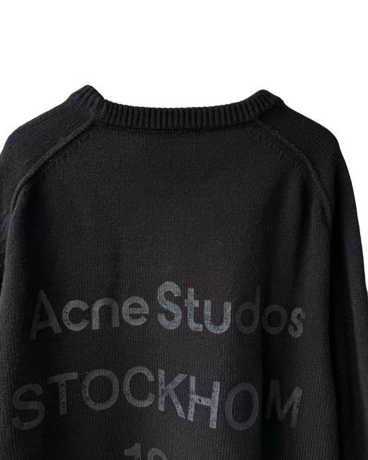 中性款logo印花针织毛衣he001 商品图2