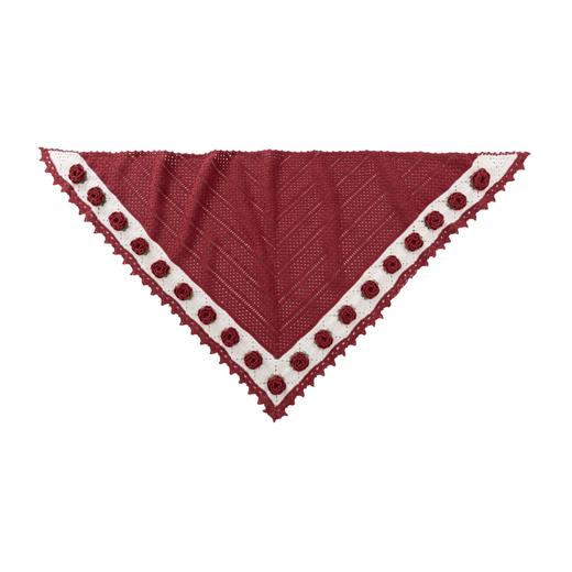 苏苏姐家玫瑰时光披肩手工diy钩针编织毛线团4股牛奶棉材料包 商品图4