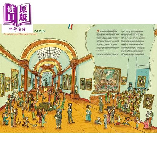 【中商原版】探访全球13座博物馆的奇妙之旅 The Great Big Book of Museums 英文原版 儿童科普绘本 进口精装童书 大开本 商品图3