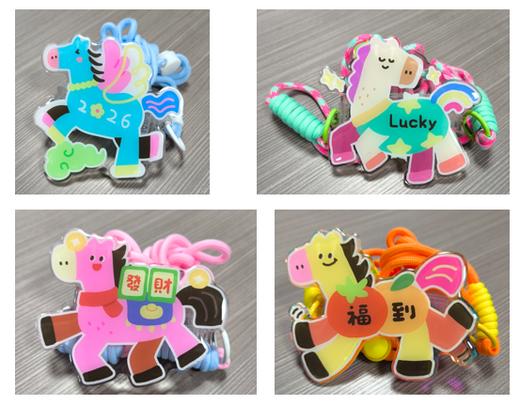 亚克力炫彩手机背夹 商品图1