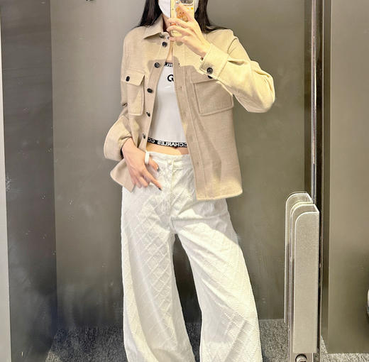 女款翻领系扣外套zh015 商品图1