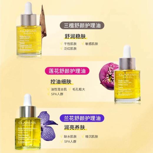 【礼想心动】Clarins 娇韵诗 三檀面部精华油 30ml 商品图2