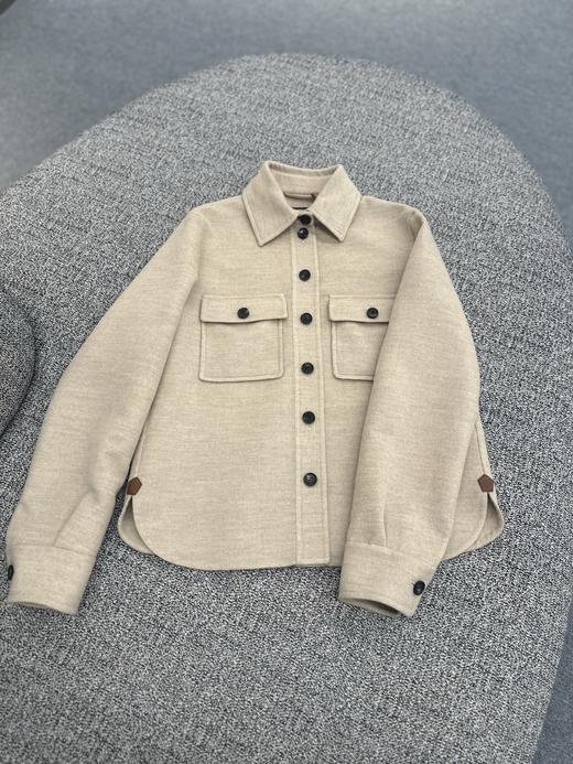 女款翻领系扣外套zh015 商品图0