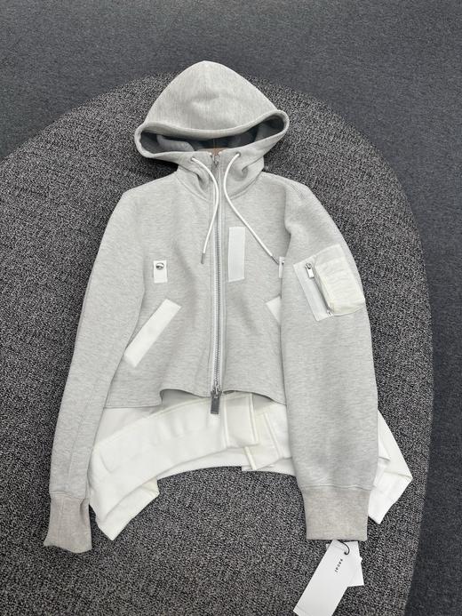 中性款拼接连帽外套hu 商品图0