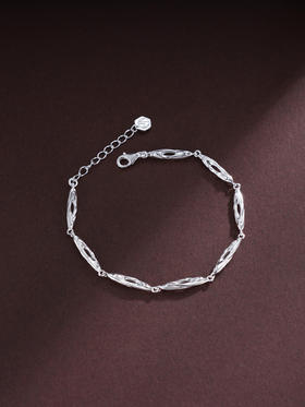 子佩集S925银【清辉静洒】手链【SL-840】纯银原创22412