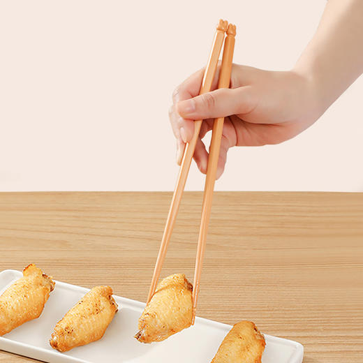 👏get健康分筷！💥【博堡BDY-TZ866吉兔抗菌合金筷套装】🔔全家不串味的宝藏筷子太香了 ✔不同颜色筷子对应不同家庭成员，分筷用餐更健康 ✔防滑唐砂筷尖设计 商品图4