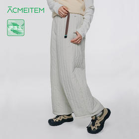 【品牌直发-秋冬新品】ACMEITEM爱棵米 户外秋冬女士防泼水夹棉长裤休闲阔腿裤扩版裤子GAG2020717G