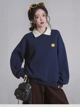 🔥🔥🔥奥粒绒【重工刺绣】95%棉 2025 小南瓜宽松短款卫衣-喜出