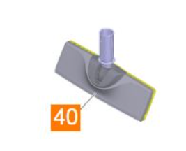 卡赫配件 SC3 Upright地扒(白色)  41300340